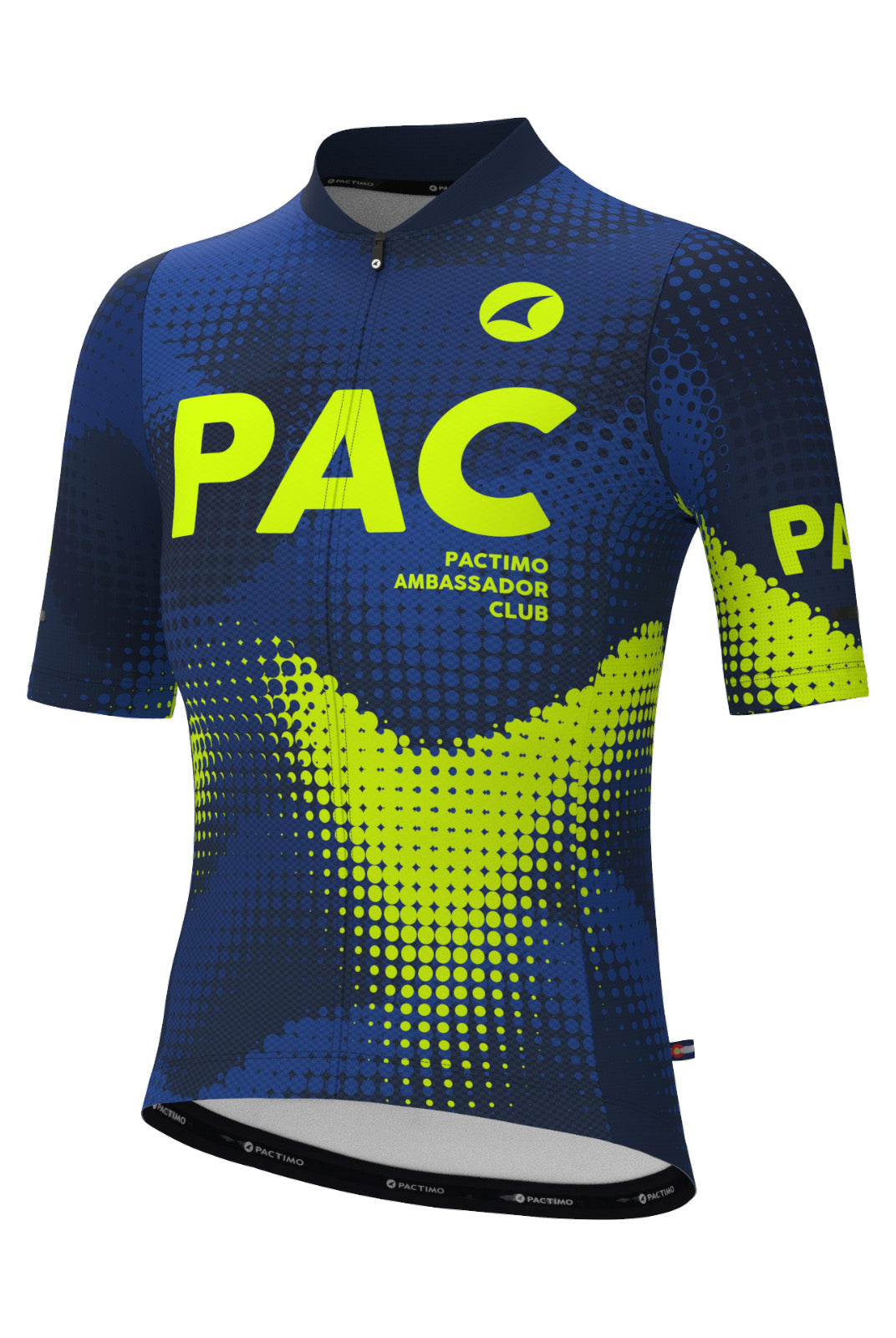 Women's PAC Ascent Aero Cycling Jersey - Azure Front View