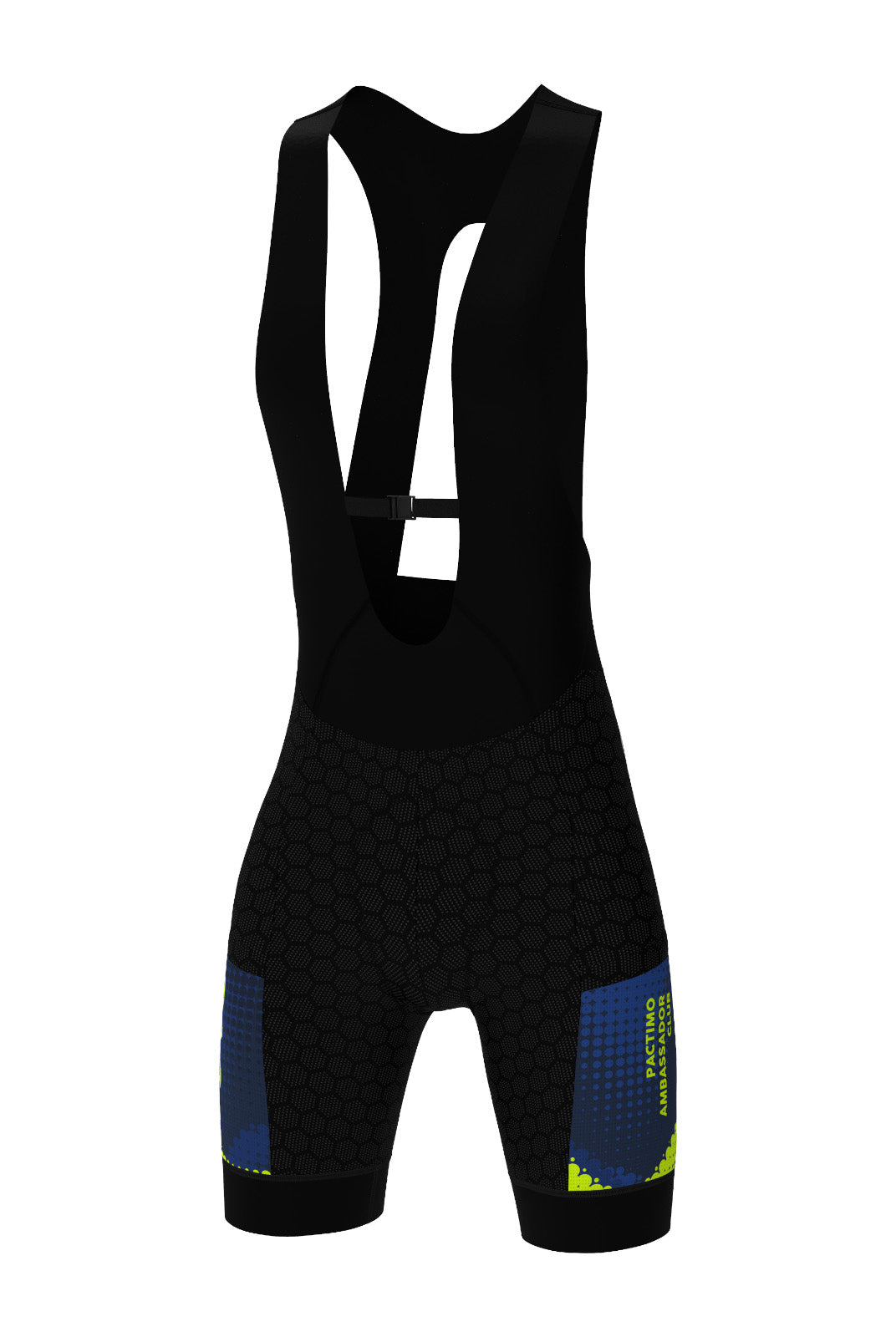 Women's PAC Cargo Cycling Bibs - Azure Front View