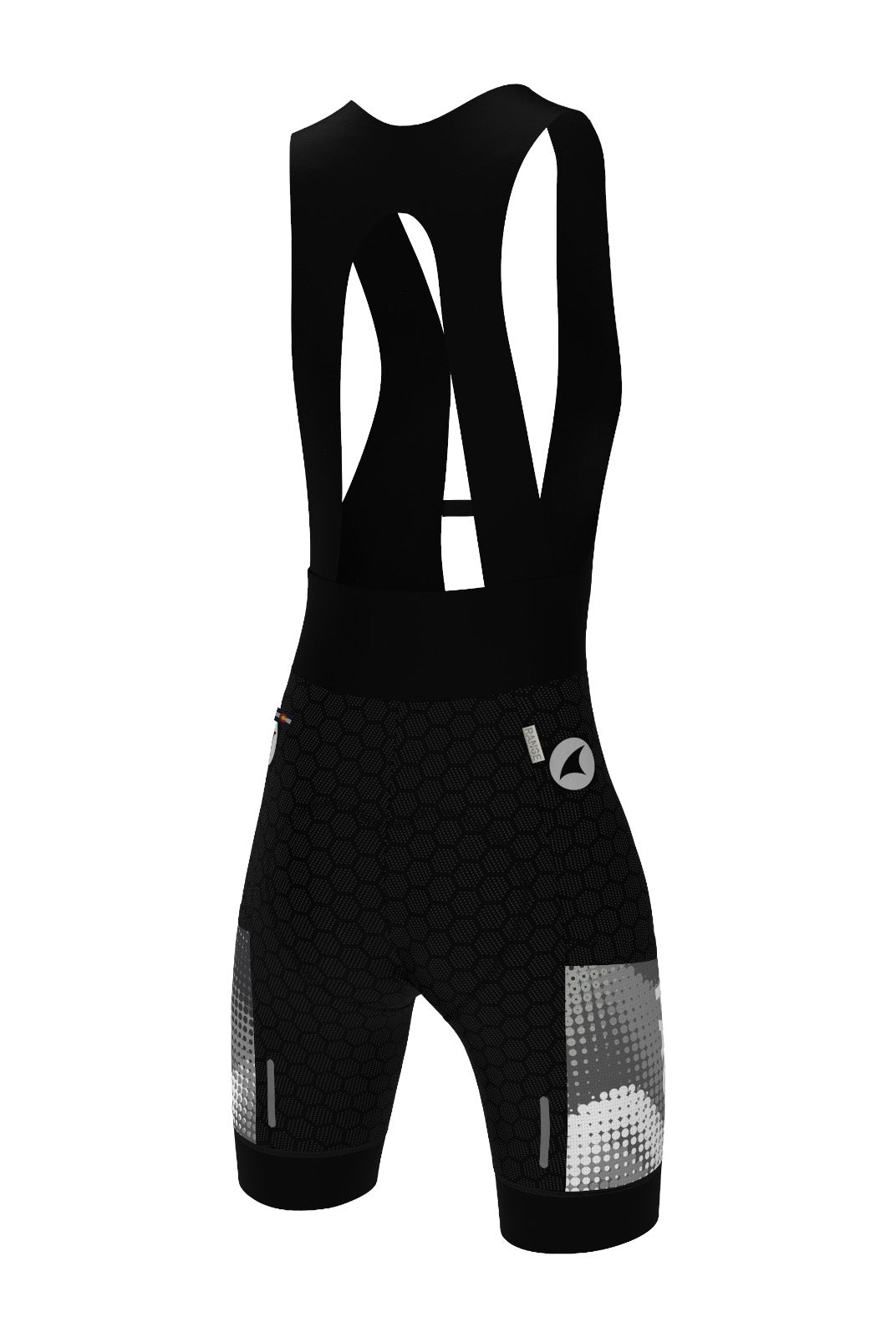 Women's PAC Cargo Cycling Bibs - Granite Back View