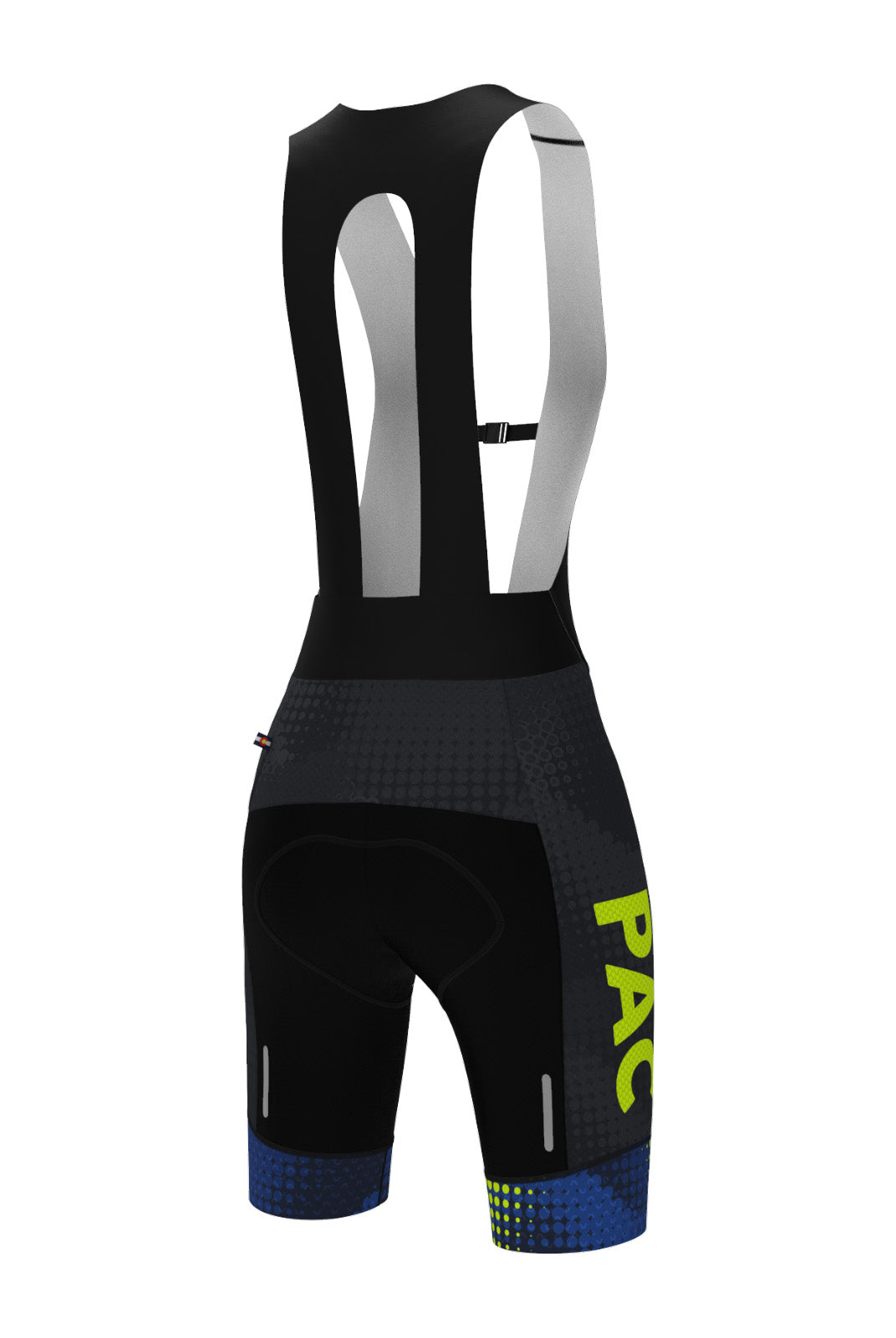 Women's PAC Summit Raptor Cycling Bibs - Azure Back View