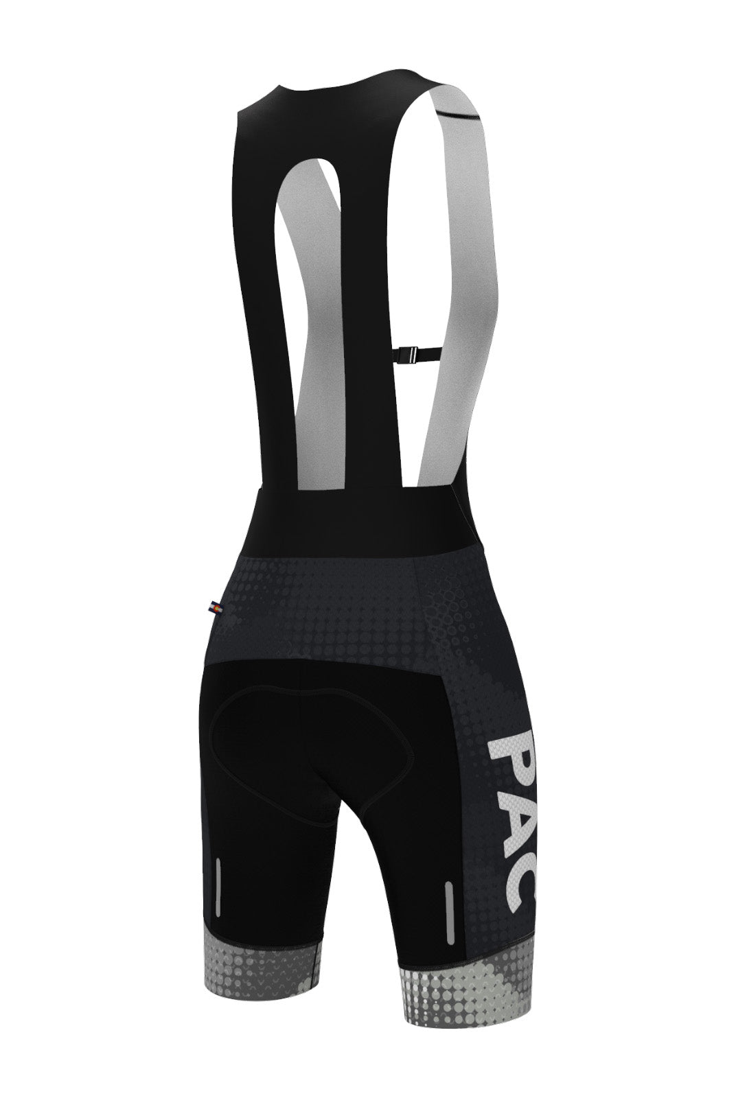 Women's PAC Summit Raptor Cycling Bibs - Granite Back View