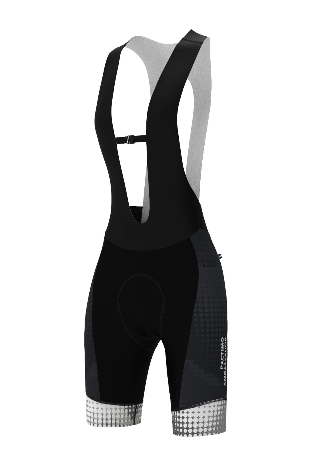 Women's PAC Summit Raptor Cycling Bibs - Granite Front View