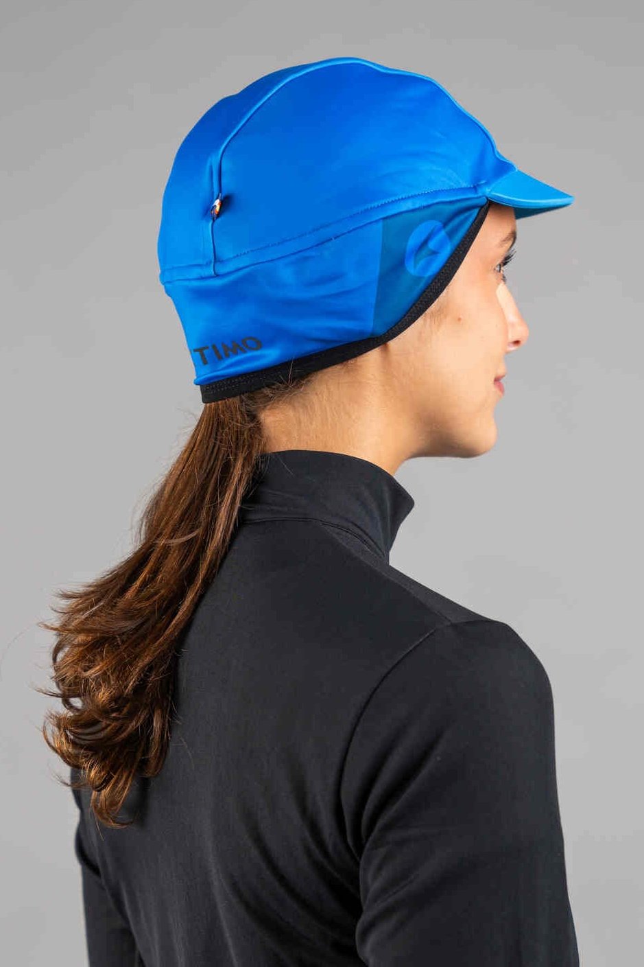 Blue  Storm Thermal Cycling Cap - Back View