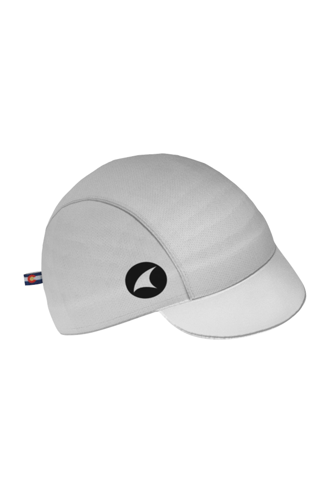 White Cycling Cap Right View