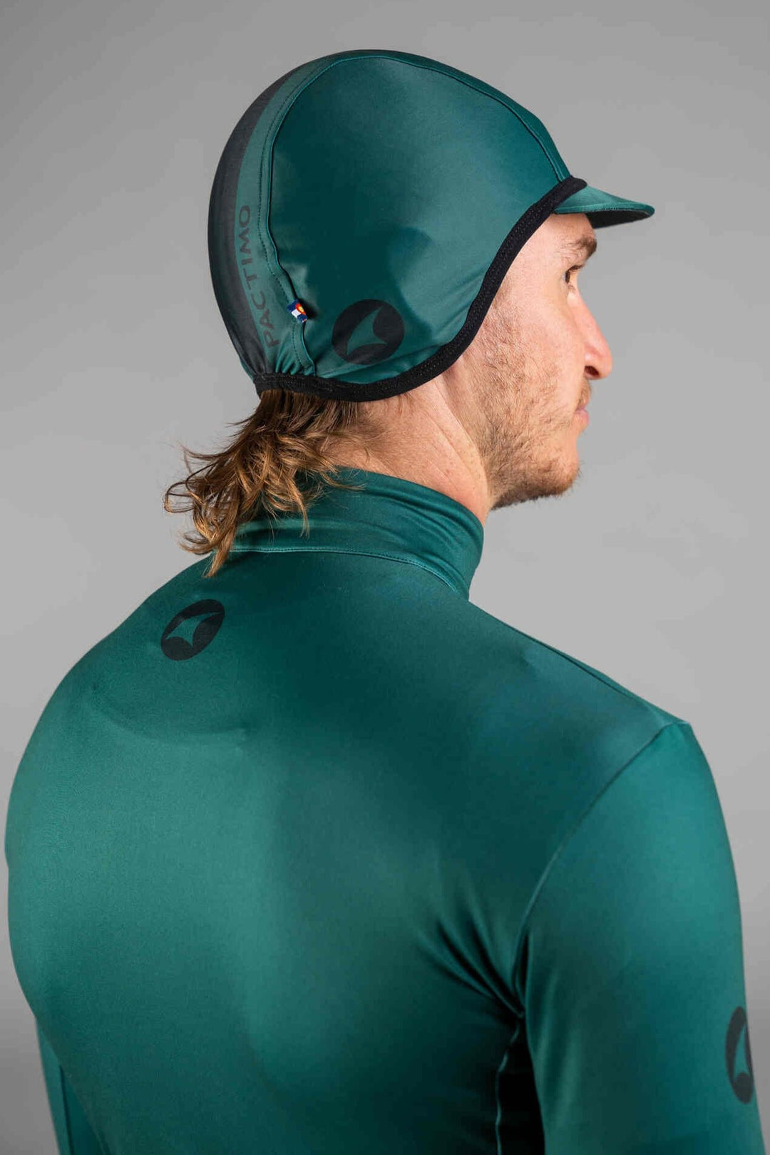 Green Alpine Thermal Cycling Cap - Back View