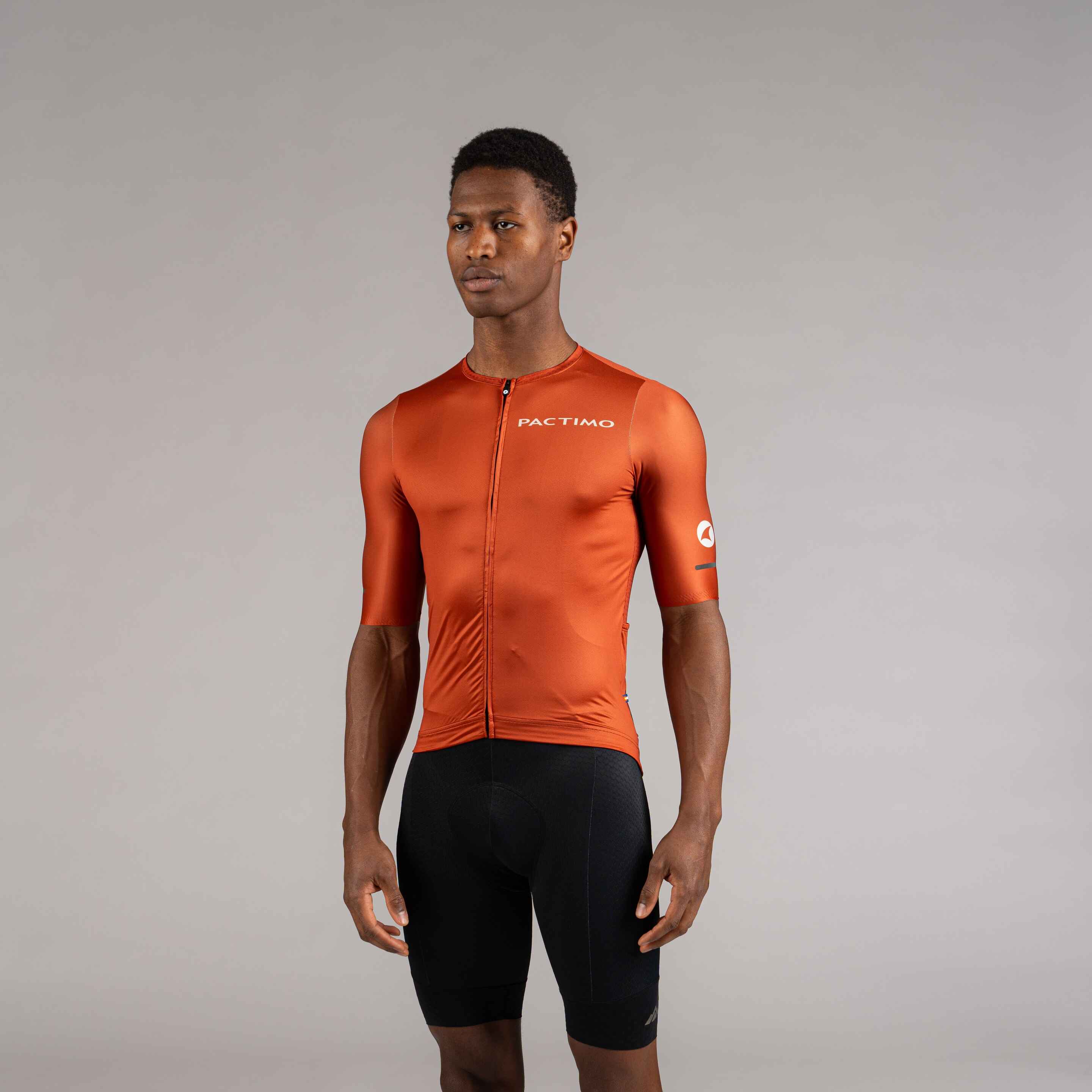 Cycling jersey red on sale