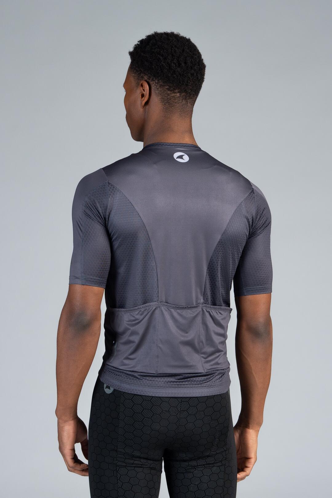 Men's Black Summit Bike Jersey -  View