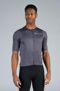 Men's Black Summit Bike Jersey - Front View