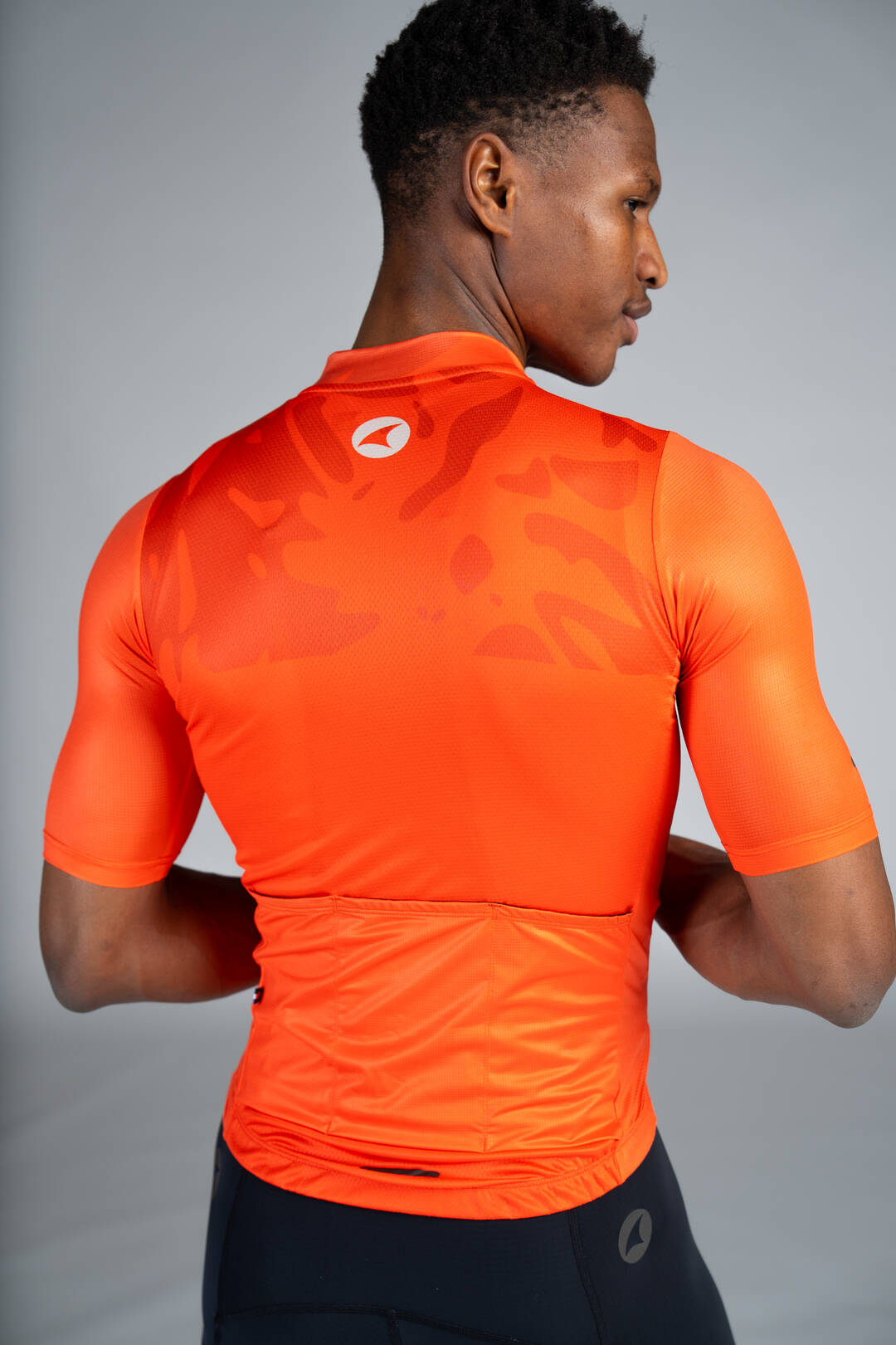 Men's Red Ascent Aero Cycling Jersey - Back Pockets