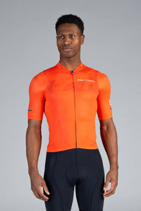 Men's Red Ascent Aero Cycling Jersey - Front View