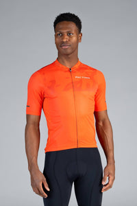 Men's Red Ascent Cycling Jersey - Front View