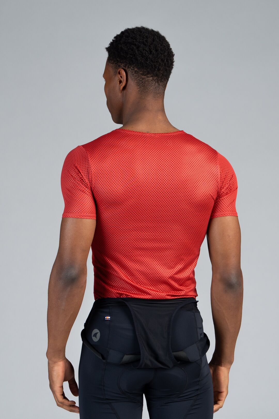 Men's Red Rock Mesh Cycling Base Layer - Back View