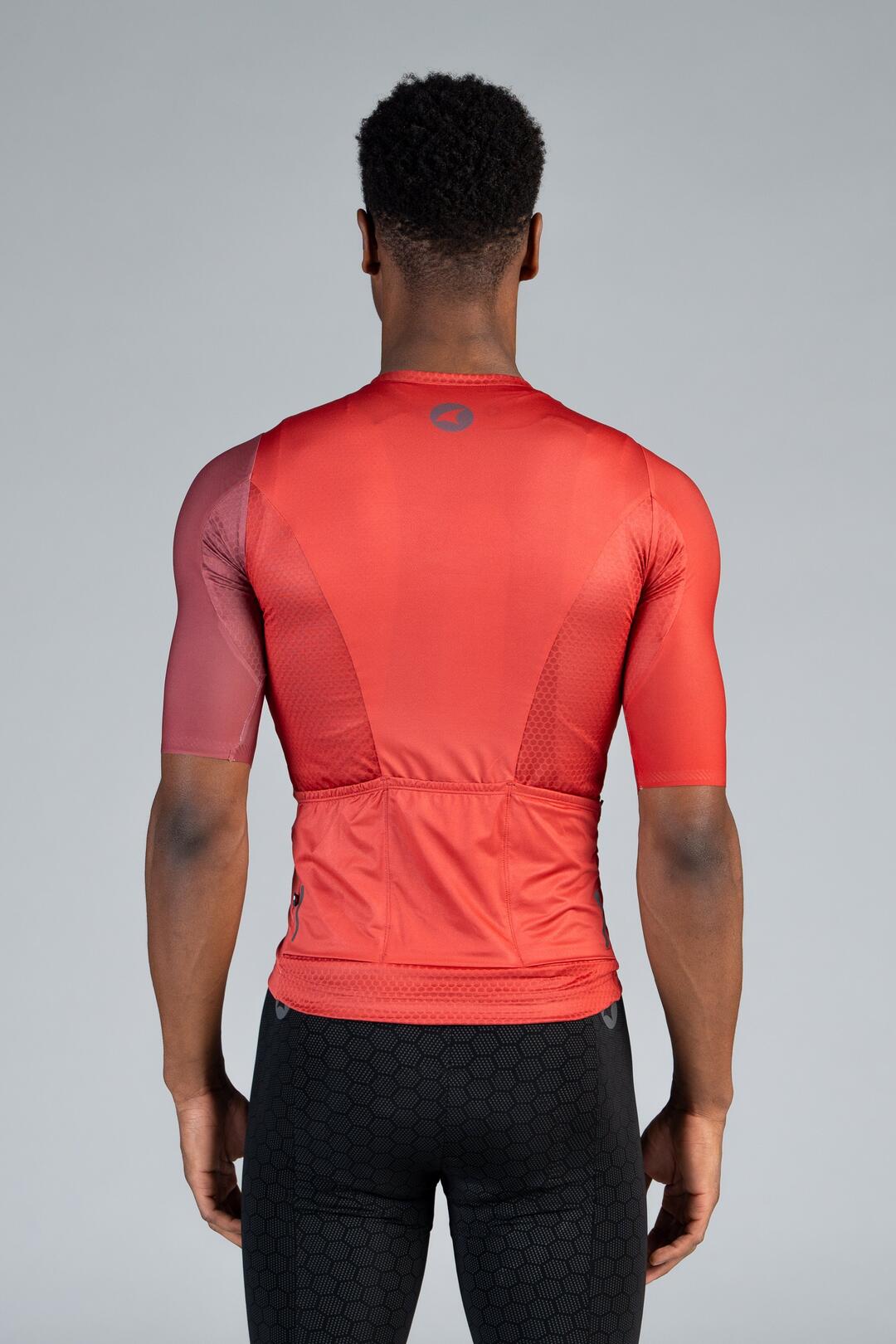 Men's Red Rock Summit Aero Cycling Jersey - Back View