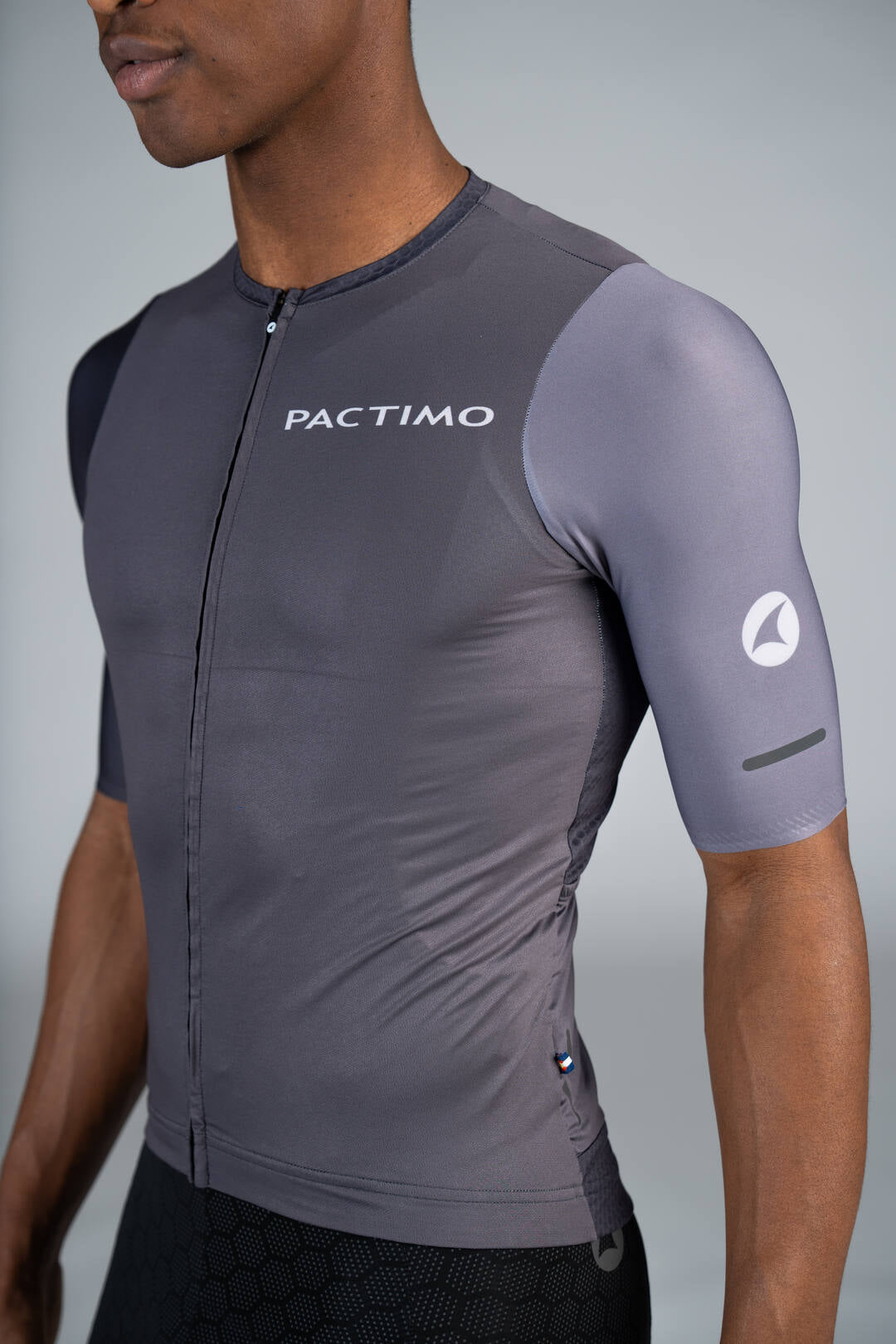 Men's Summit Aero Black Cycling Jersey - Sleeve