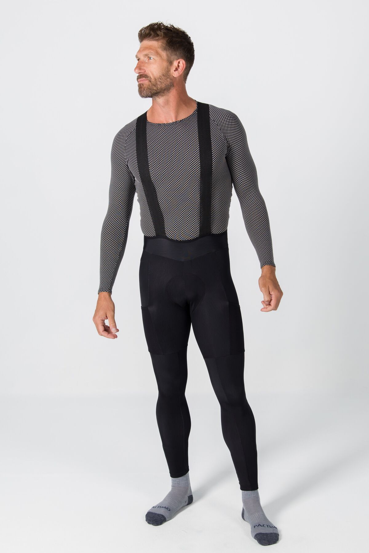 Men's Alpine Thermal Bib Tights - Front View