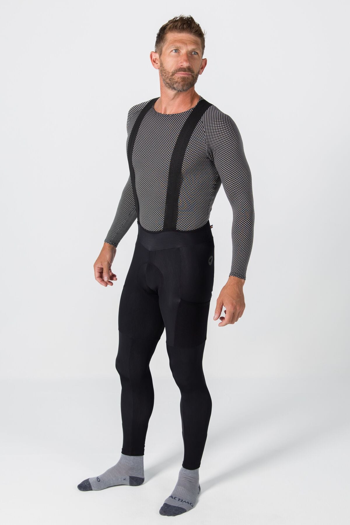 Men's Alpine Thermal Bib Tights - Side 
View