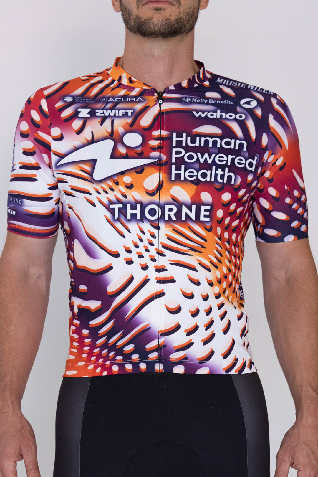 Men's Ascent Cycling Jersey - Maisie Wilen Front View