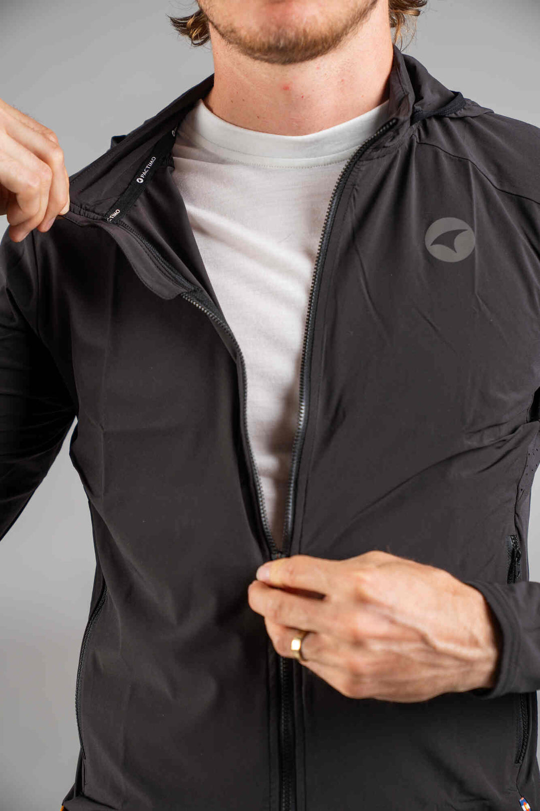 Men's Lightweight Packable Cycling Jacket - Zipper