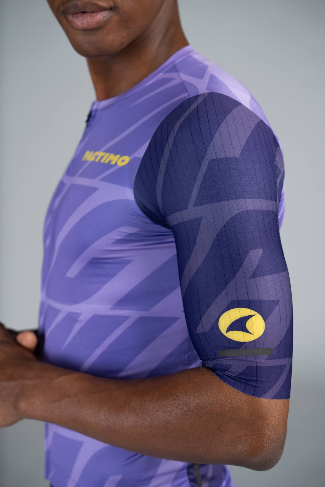 Men's Purple Flyte Cycling Jersey - Sleeve