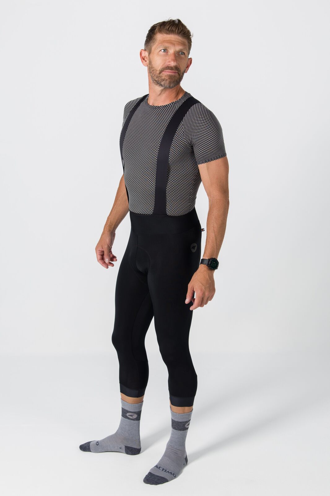 Men's Storm 3/4 Thermal Bib Tight - Side View