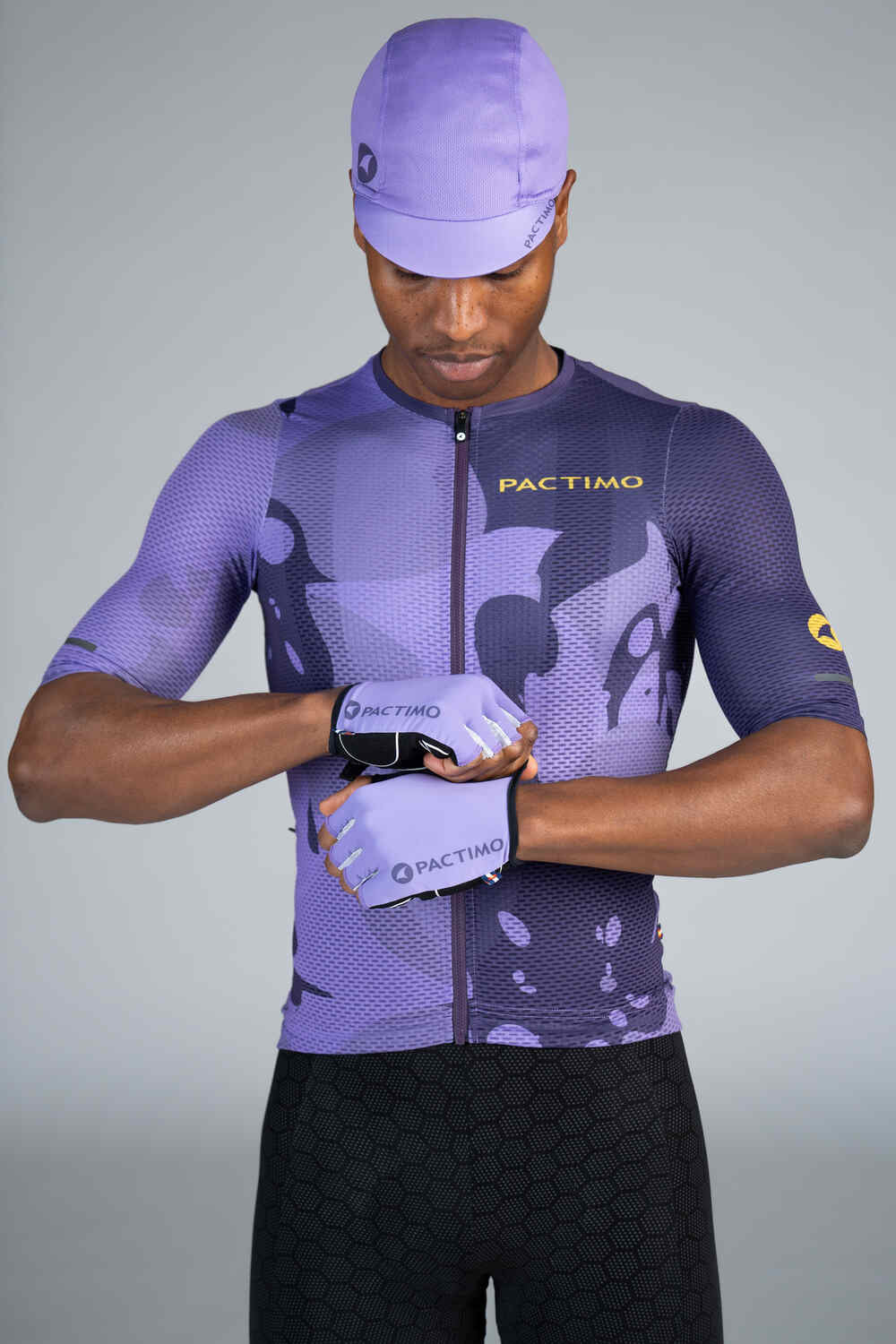 Purple Cycling Gloves