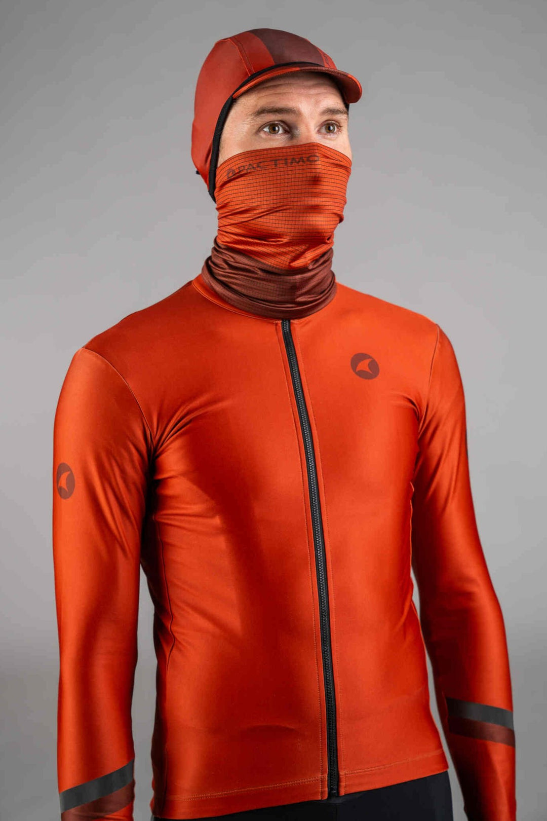 Red Orange Cycling Neck Gaiter