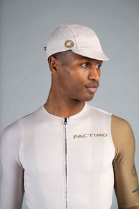 White Cycling Cap