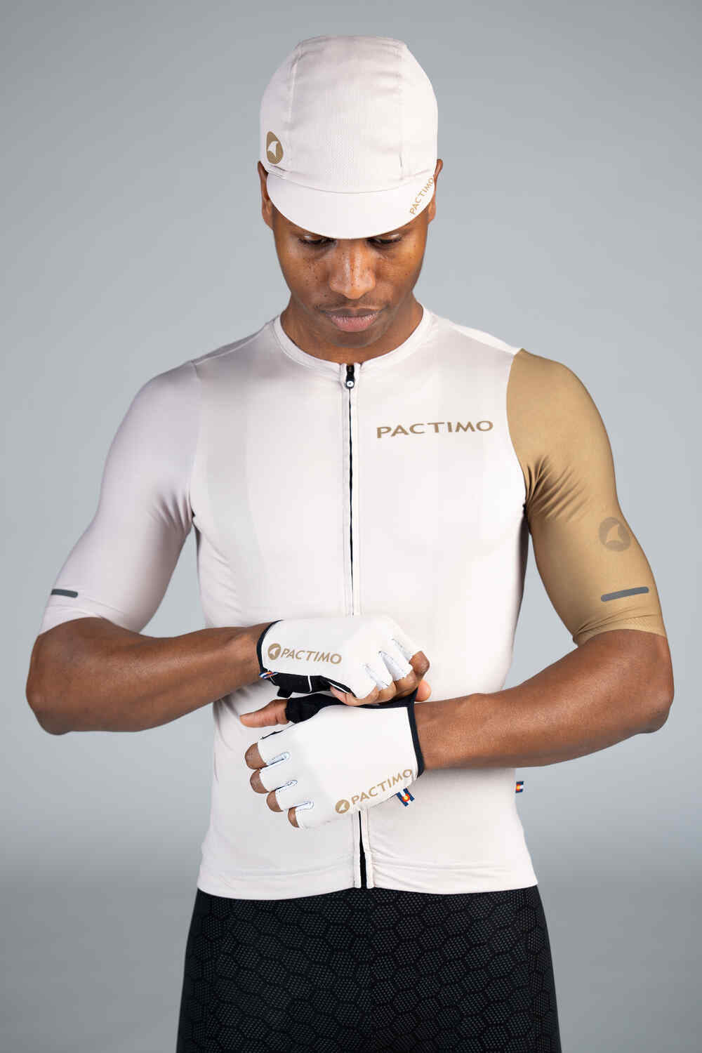 White Bike Gloves