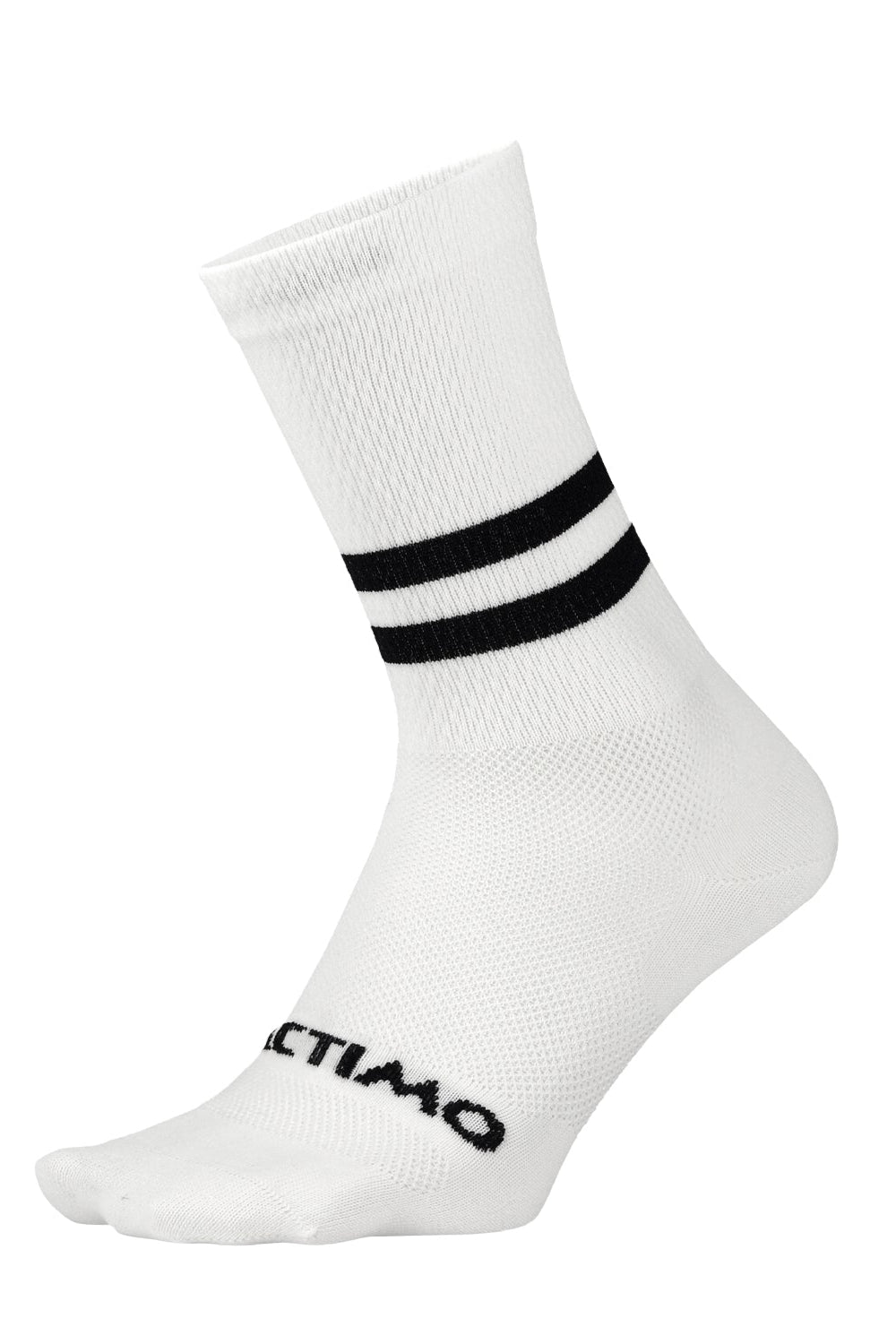 White Summit Cycling Sock