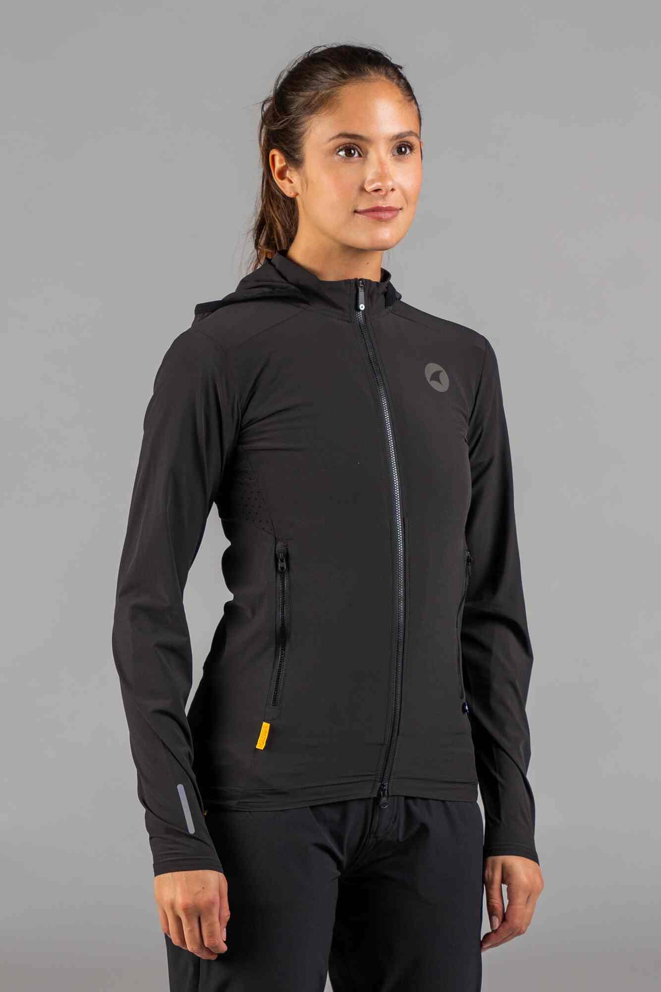 Women's Lightweight Packable Cycling Jacket - Front View