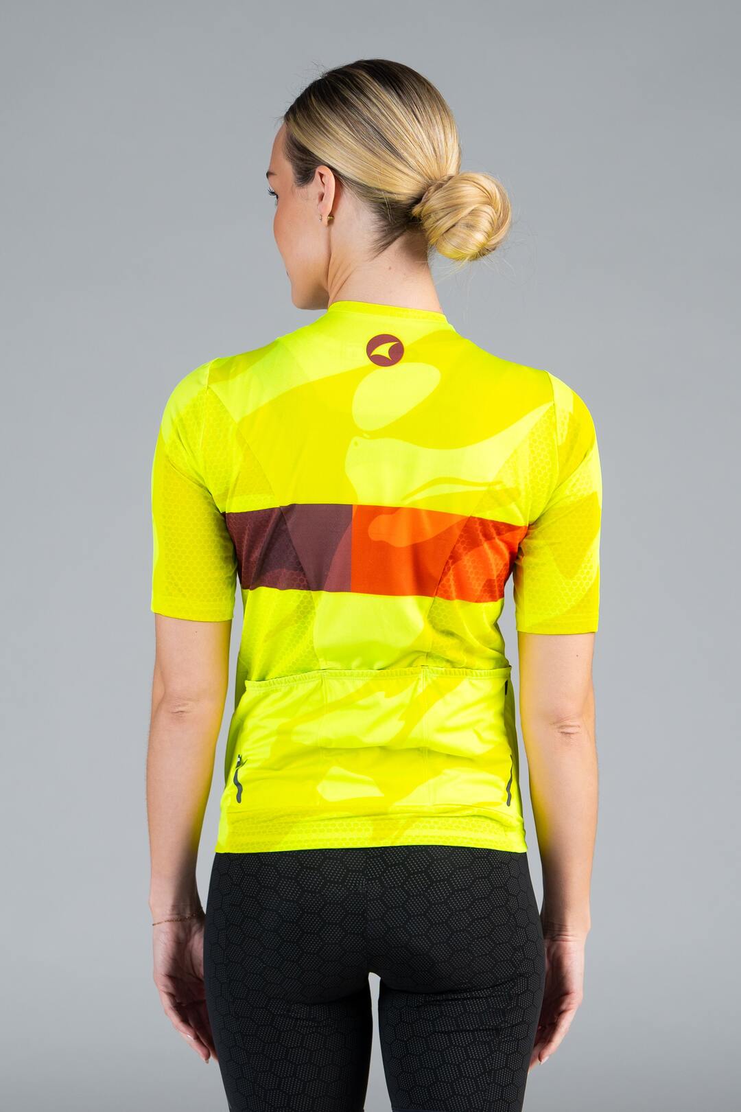 Women's High-Viz Summit Bike Jersey - Back View