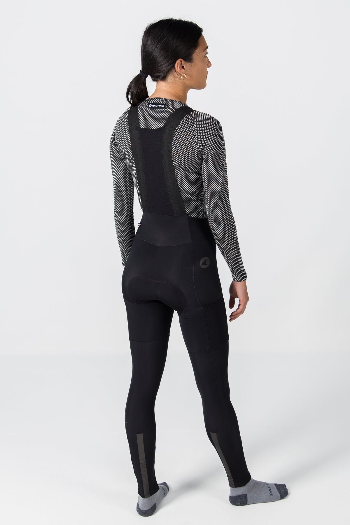 Women's Alpine Thermal Cycling Bib Tights - Back View