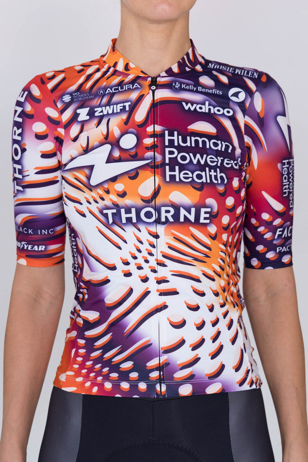 Womens Ascent Aero Cycling Jersey - Maisie Wilen Front View