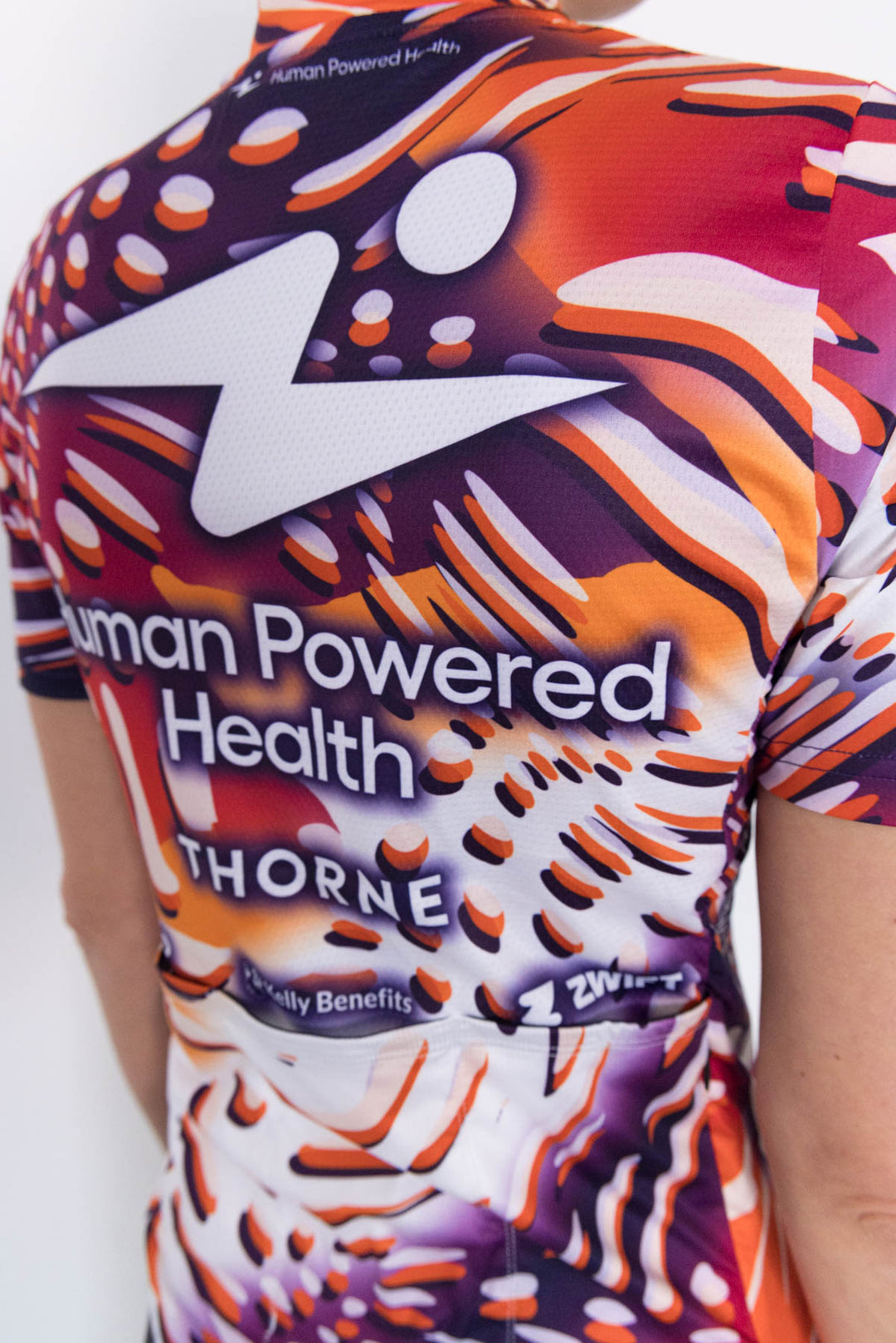 Womens Ascent Cycling Jersey - Maisie Wilen Back Close-Up