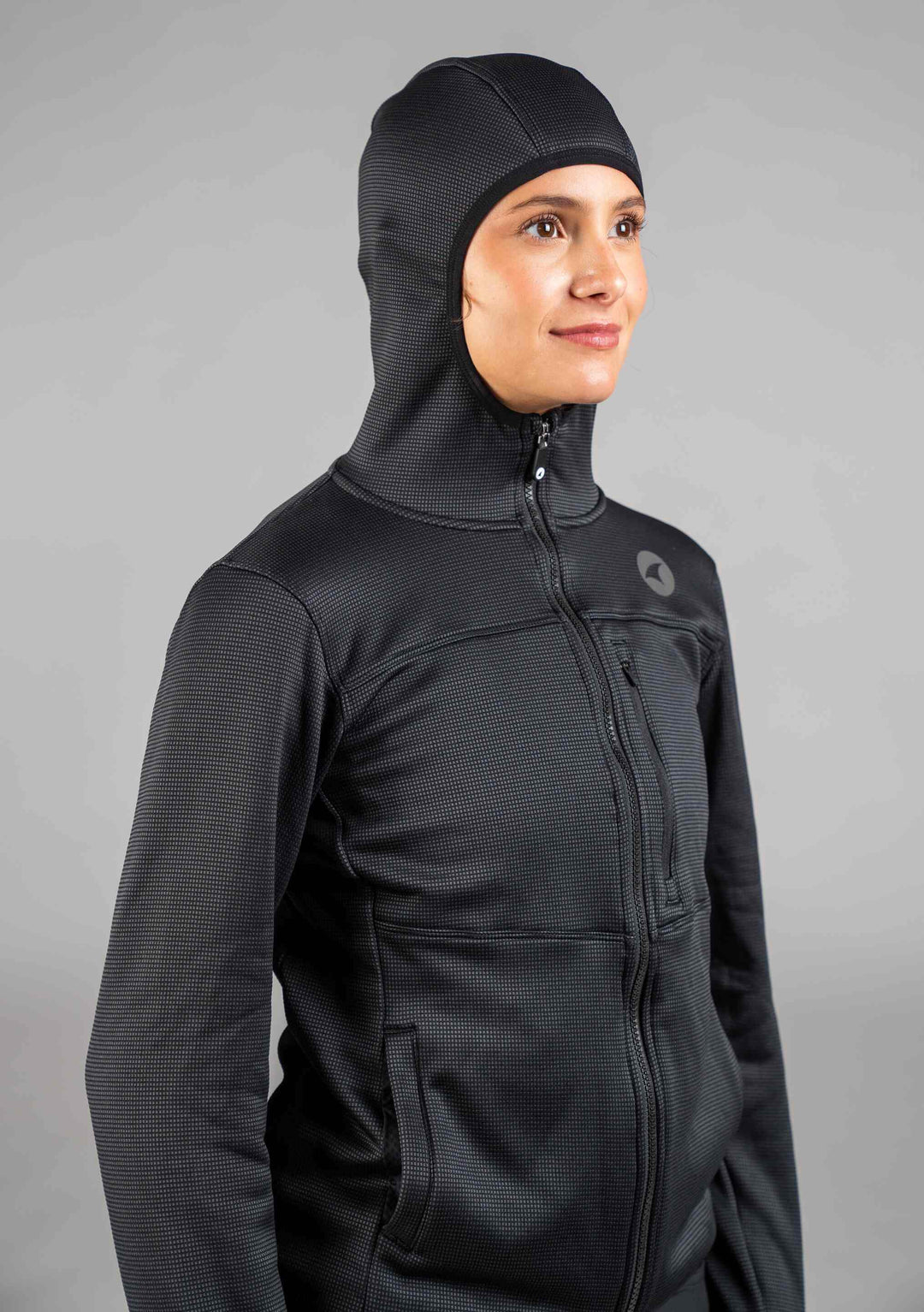 Women's Cycling Hoodie - Hood Up