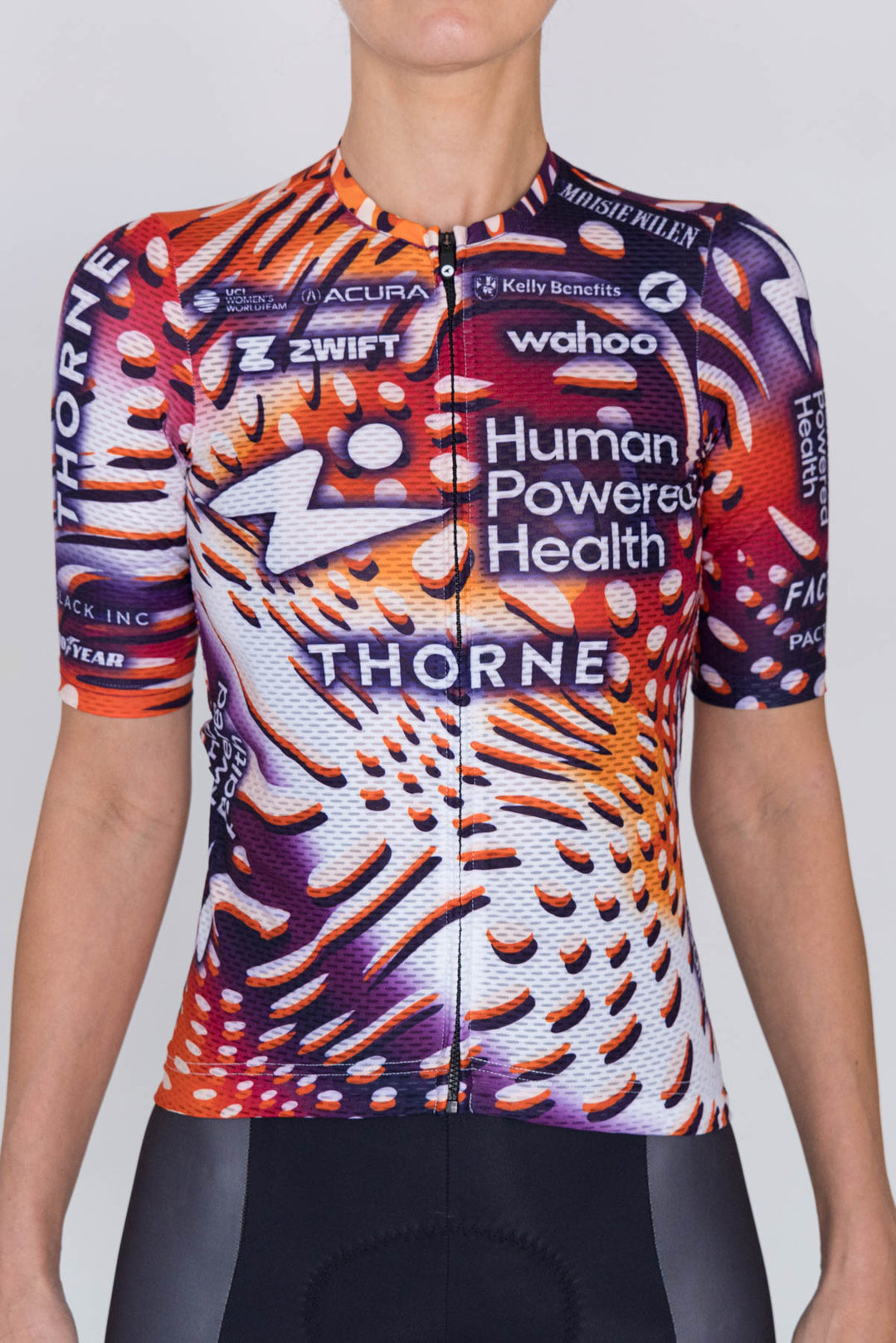 Women's Mesh Cycling Jersey - Maisie Wilen Front View