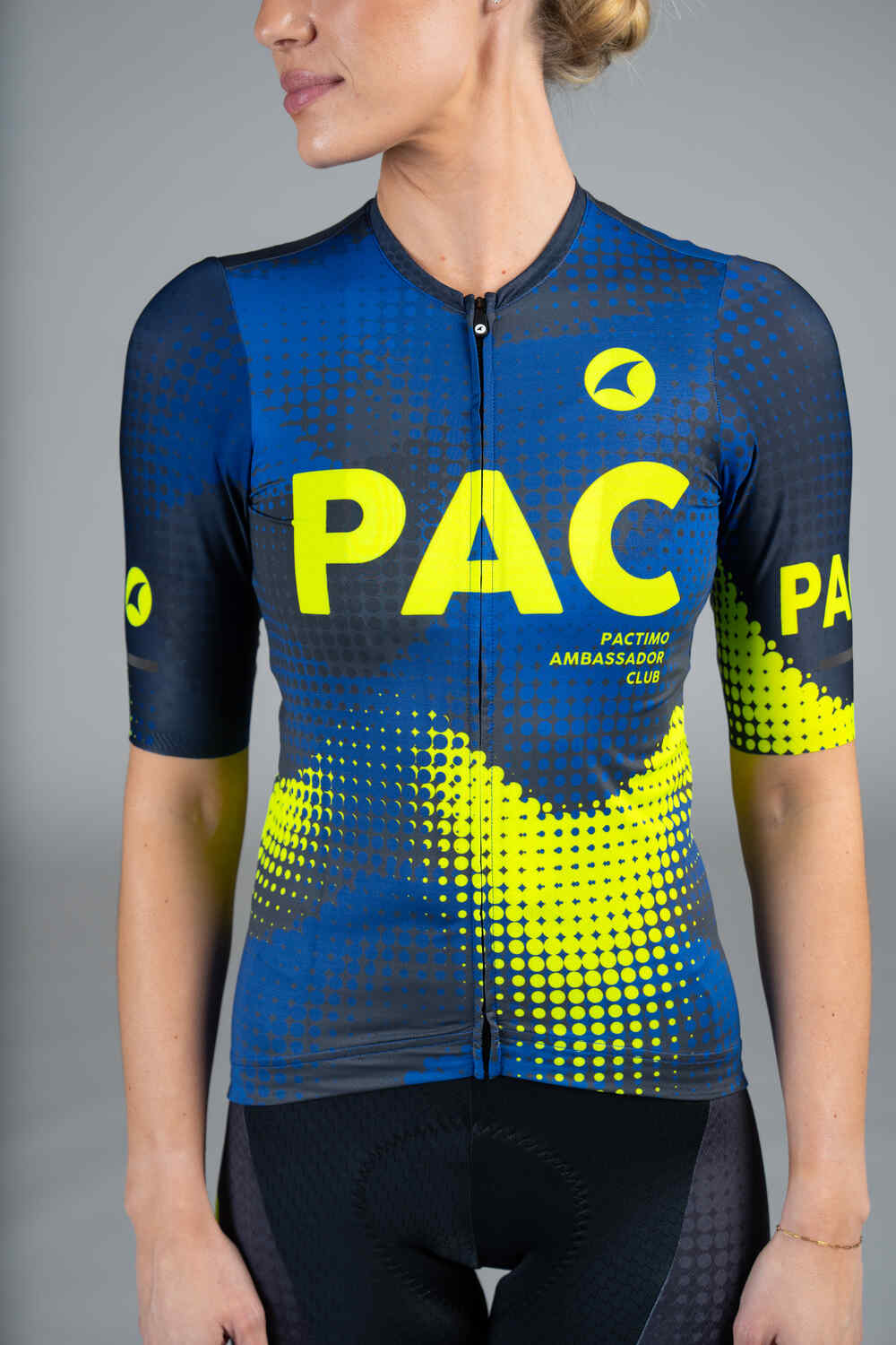 Women's PAC Summit Aero Jersey - Azure Front Close-Up