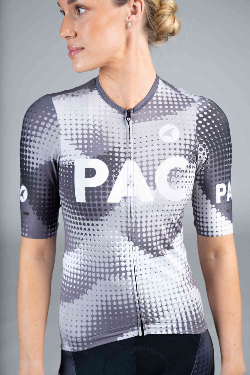 Women's PAC Summit Aero Jersey - Granite Front Close-Up