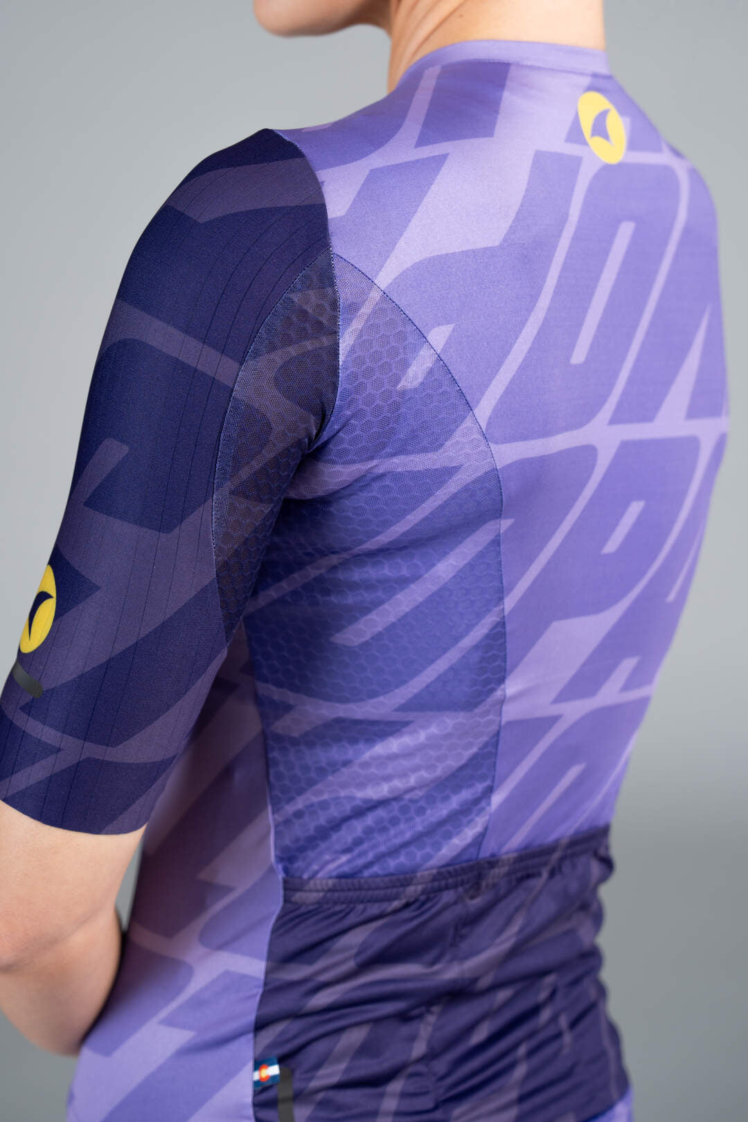 Women's Purple Flyte Cycling Jersey - Mesh Underarm