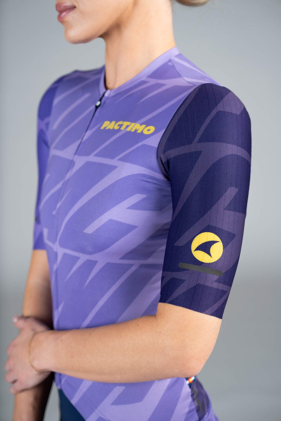 Women's Purple Flyte Cycling Jersey - Sleeve