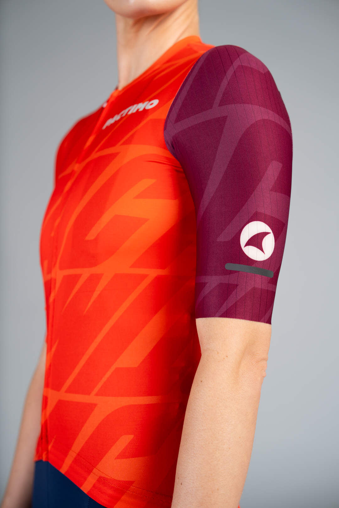 Women's Red Flyte Cycling Jersey - Sleeve