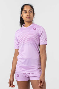 Women's Running Tee - Lilac Front View