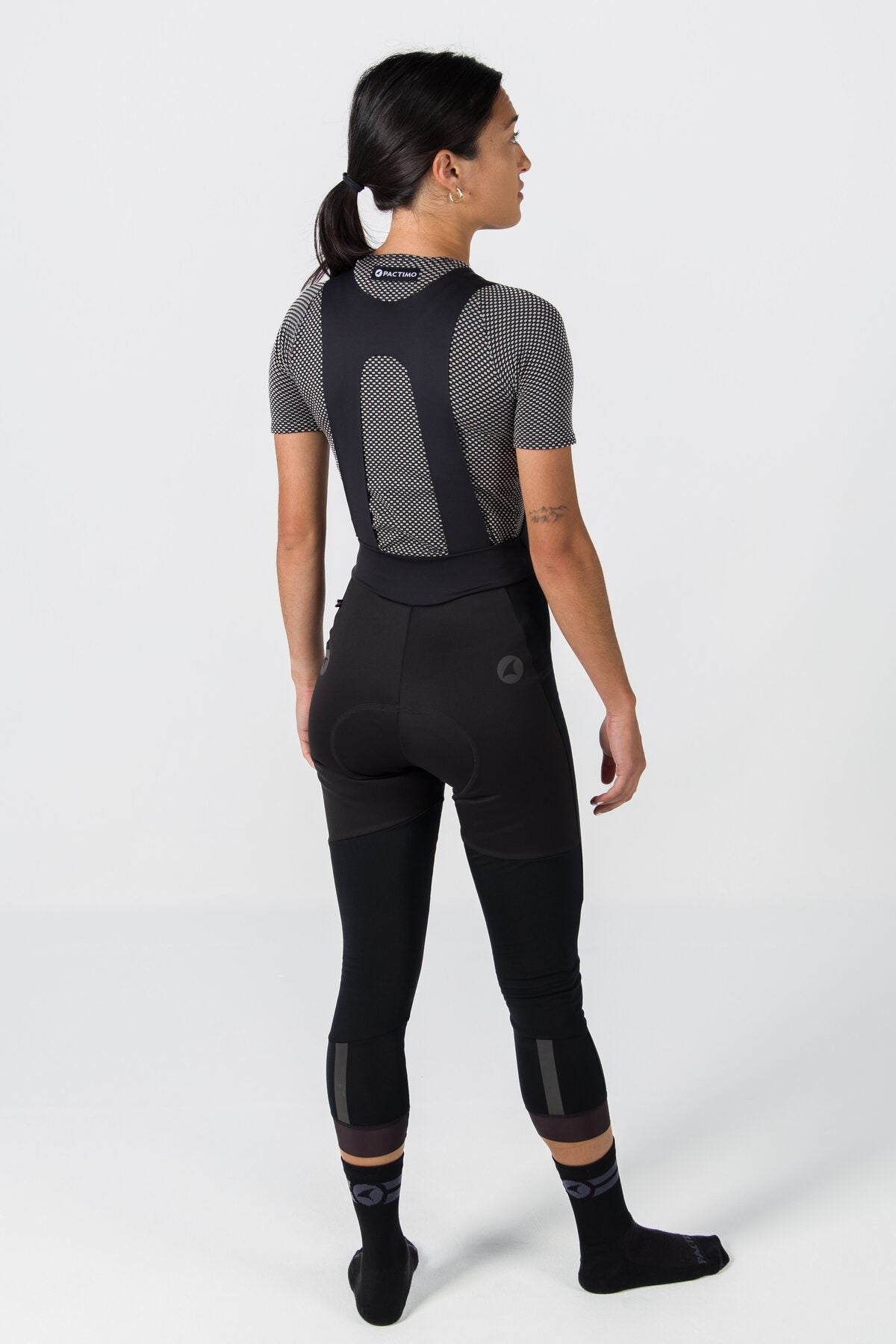 Women's Storm Thermal 3/4 Bib Tights - Back View