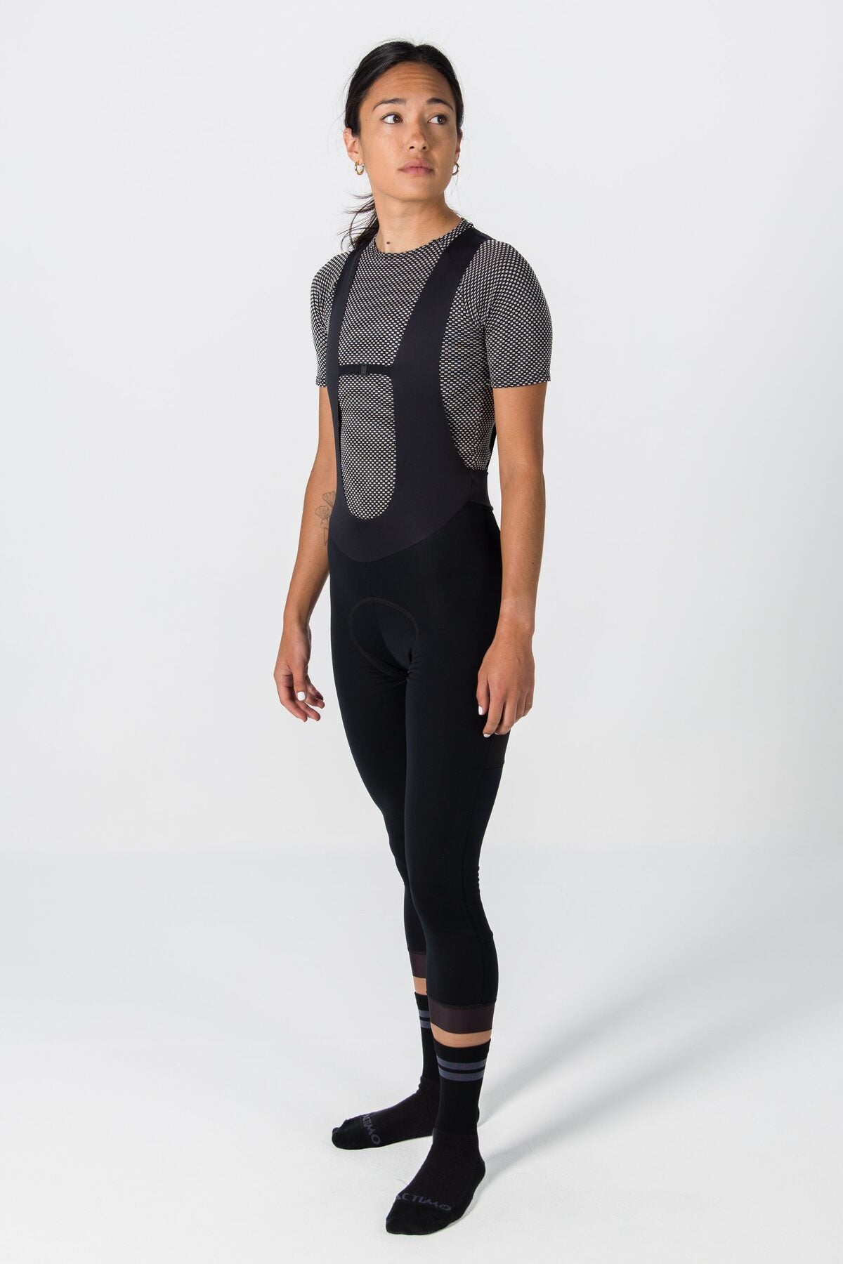 Women's Storm Thermal 3/4 Bib Tights - Front View