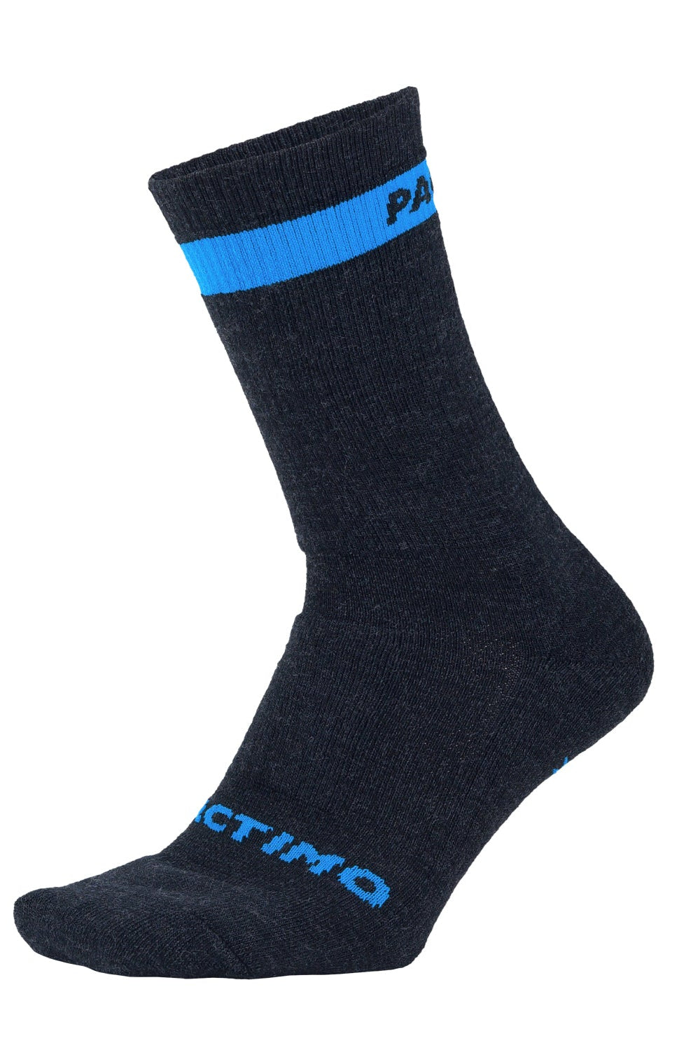 Blue Winter Wool Cycling Sock