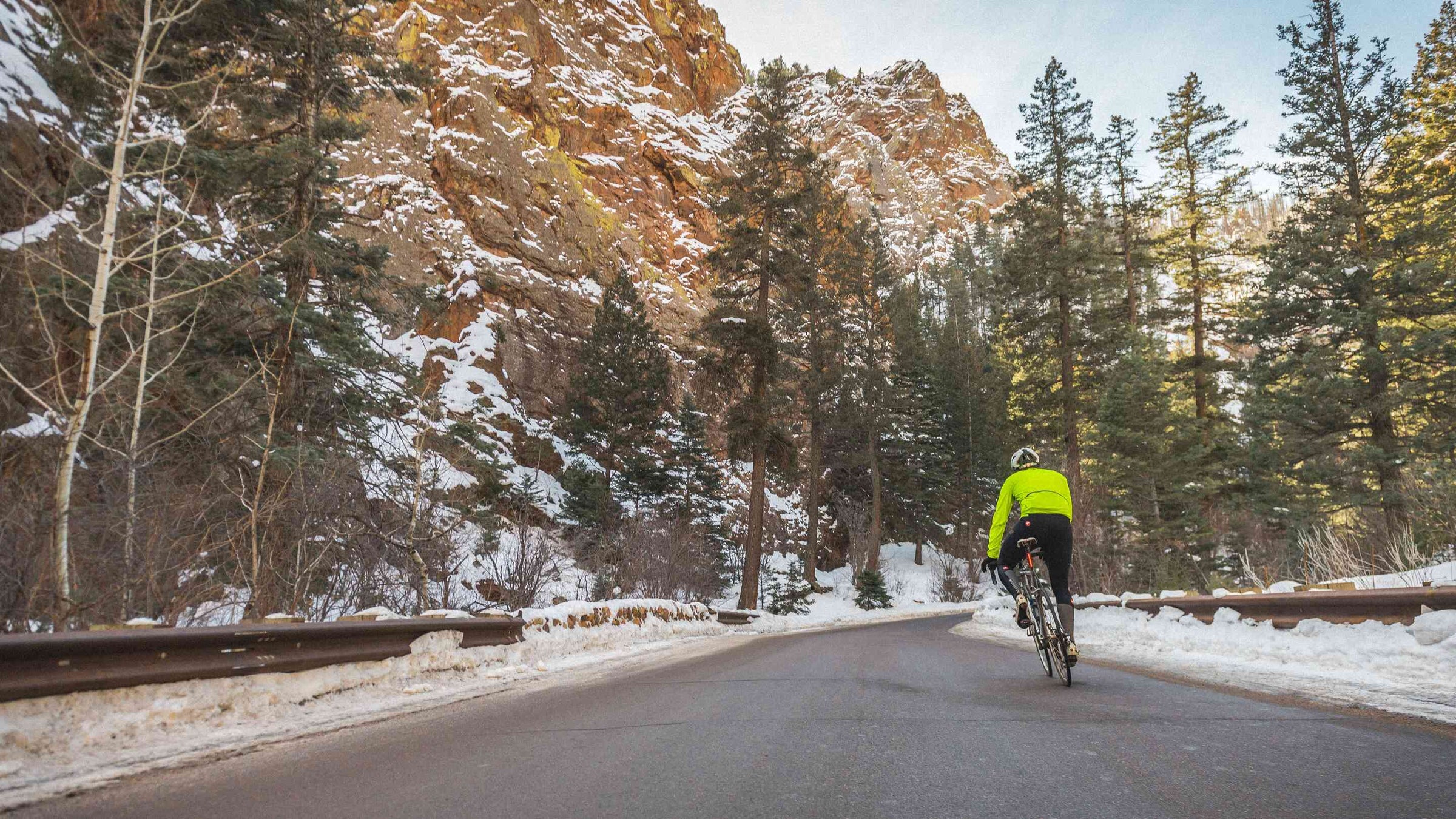 Winter Road Biking