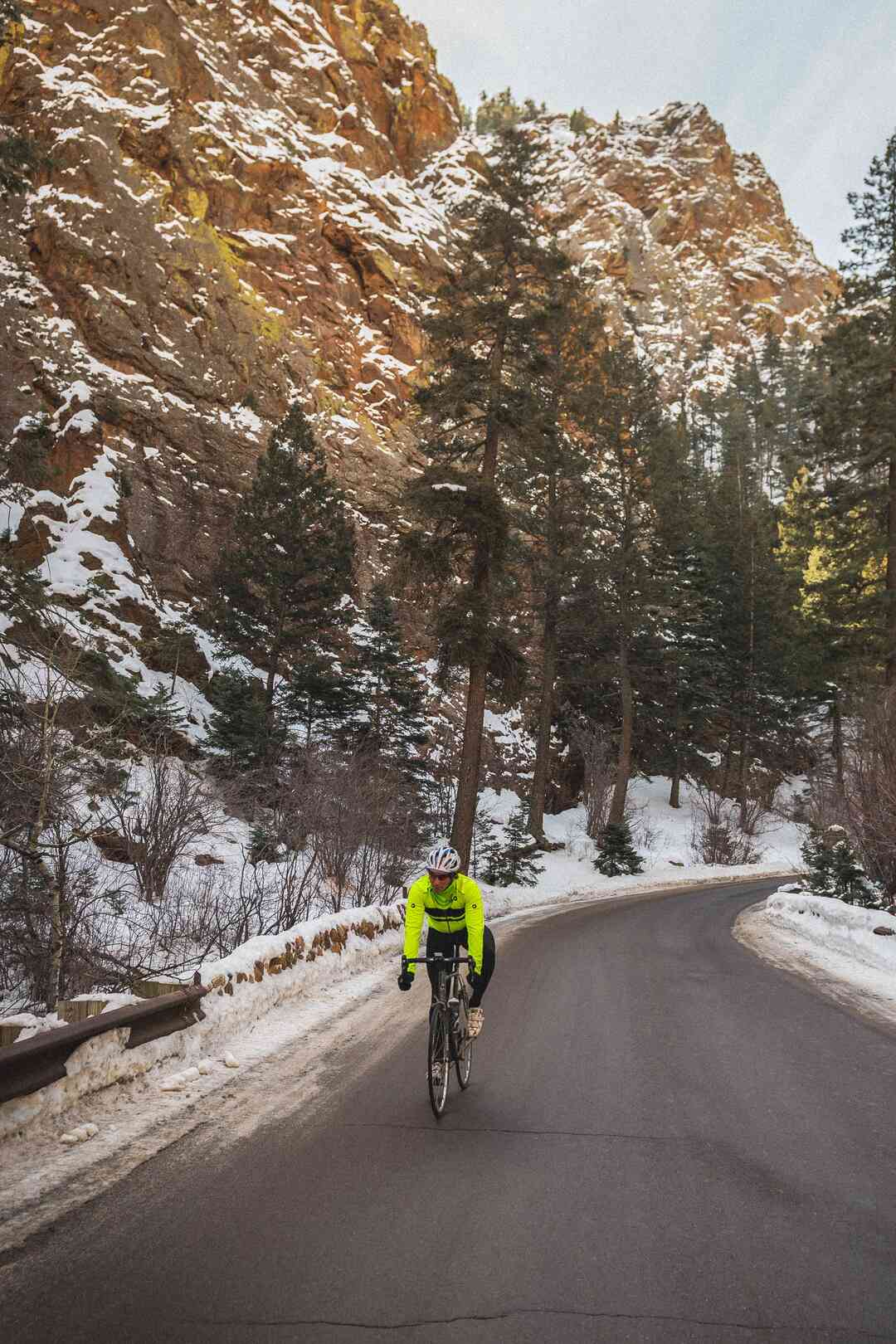 Cycling in the Snow - Colorado