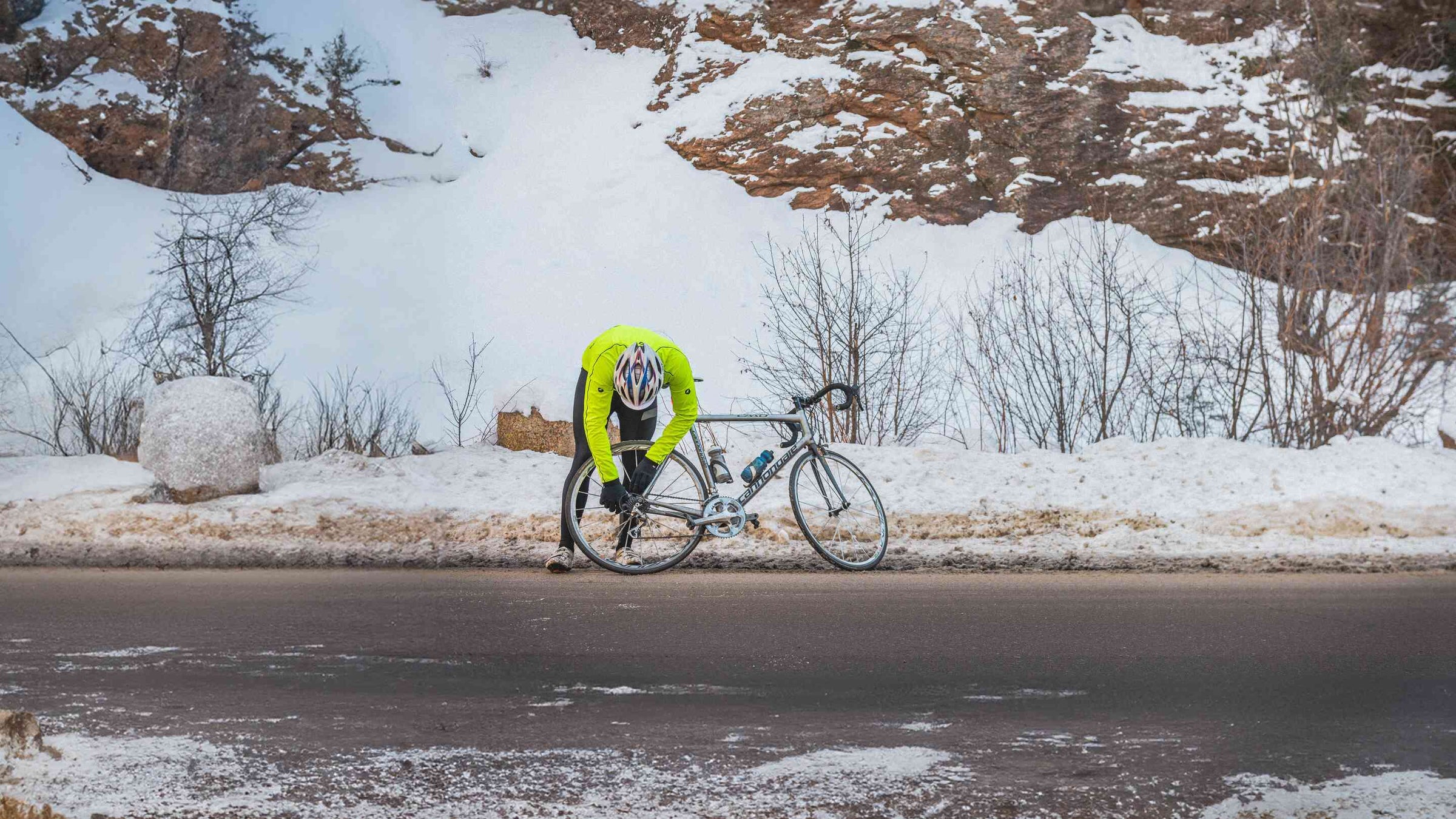 Winter Cycling in Colorado