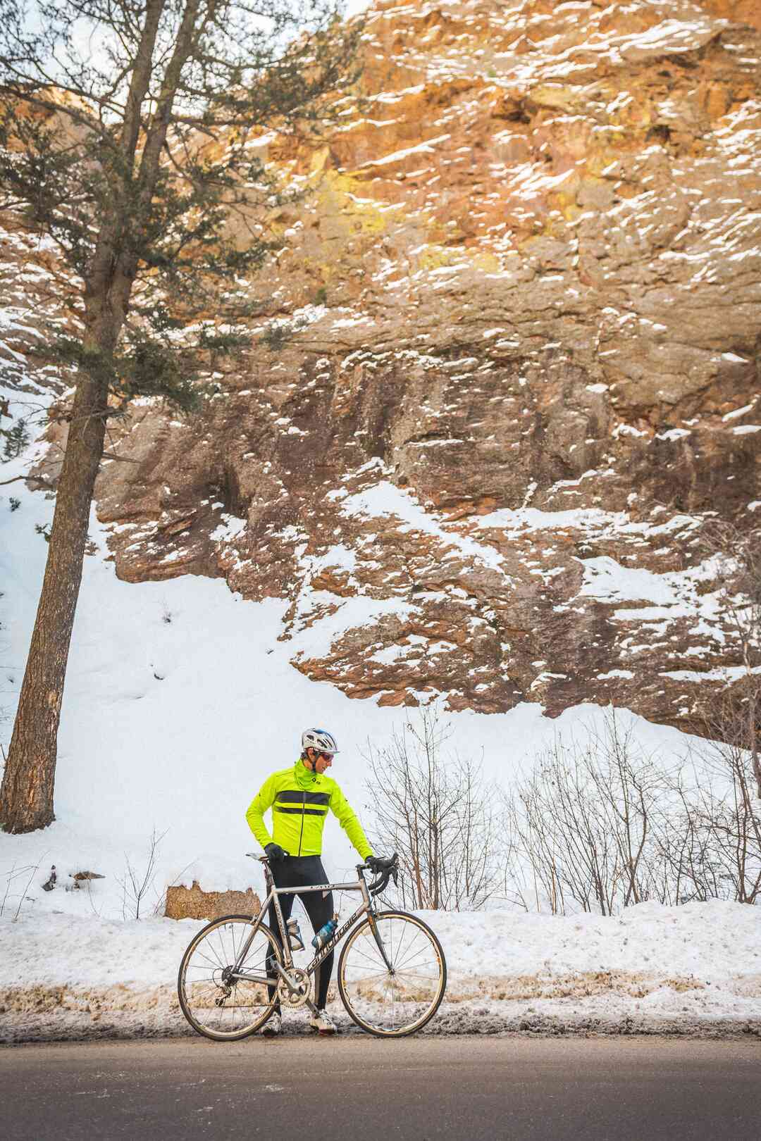 Winter Road Cycling in Colorado