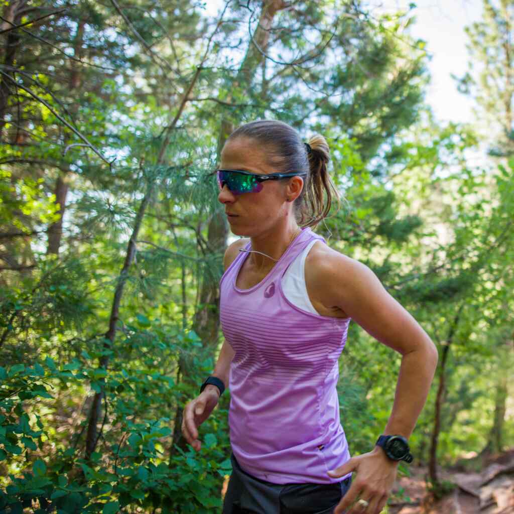 Women's Running Singlet - Outside #color_lilac